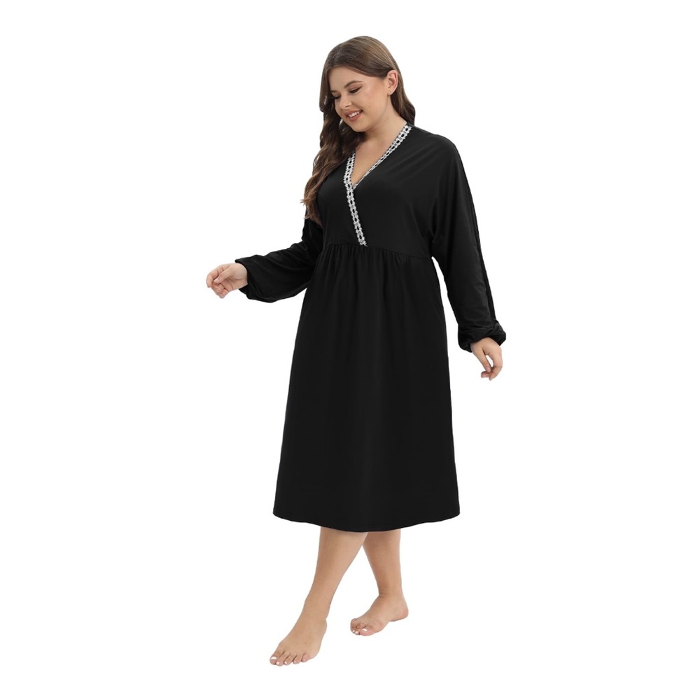 Maternity/Nursing Gown- Super Soft! Worn Once- 3X